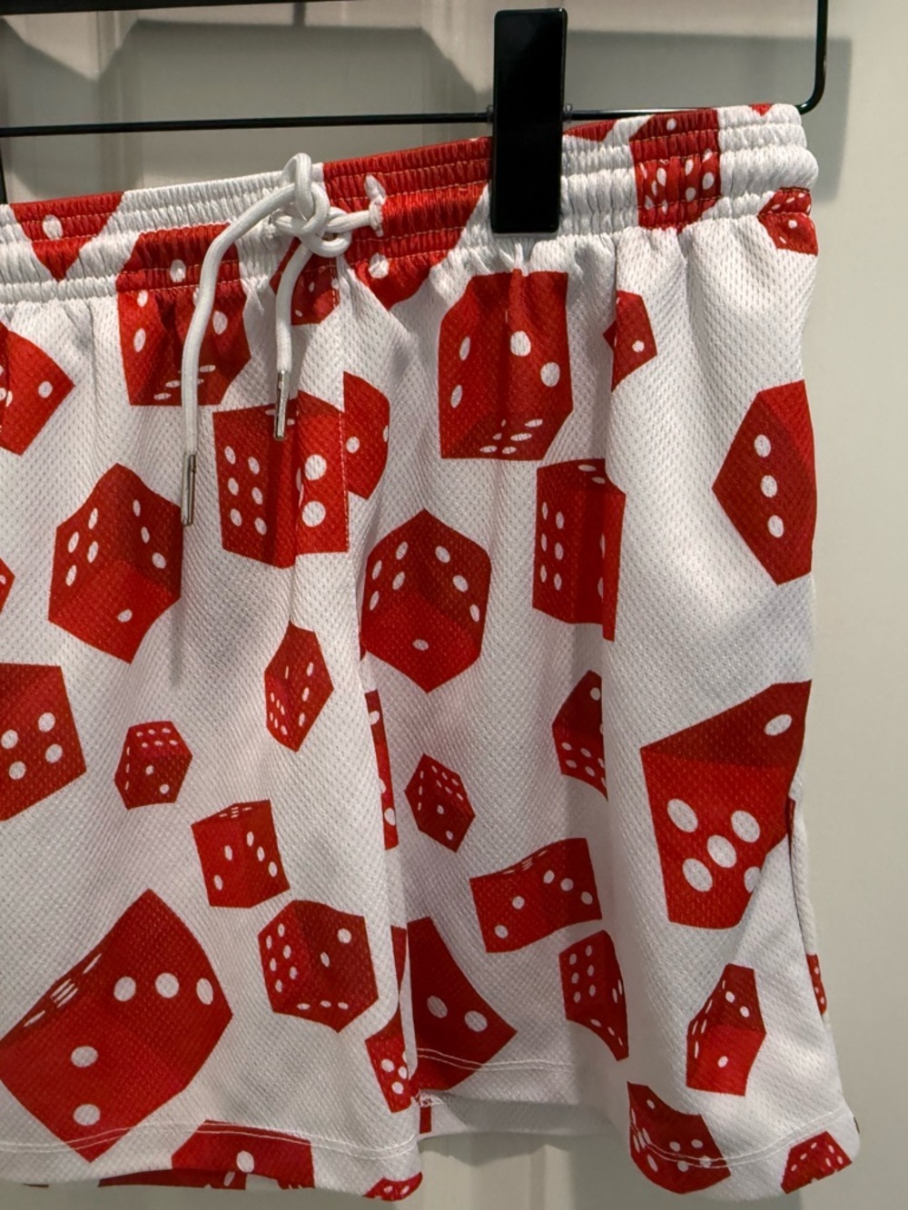 The Drip Shop - Kids Red Dice Print Shortsi